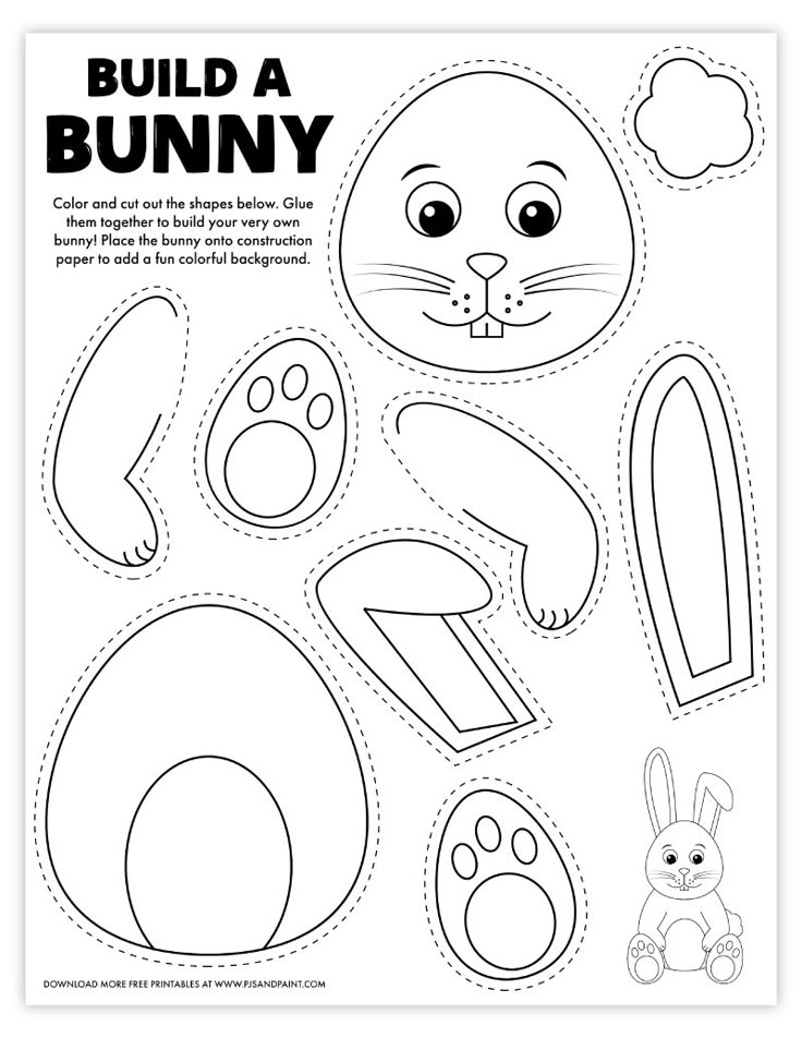 Free Printable Bunny Worksheets