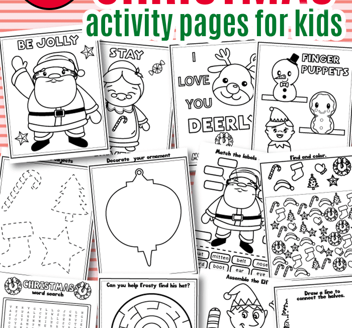 Free Printable Christmas Activities For Kids