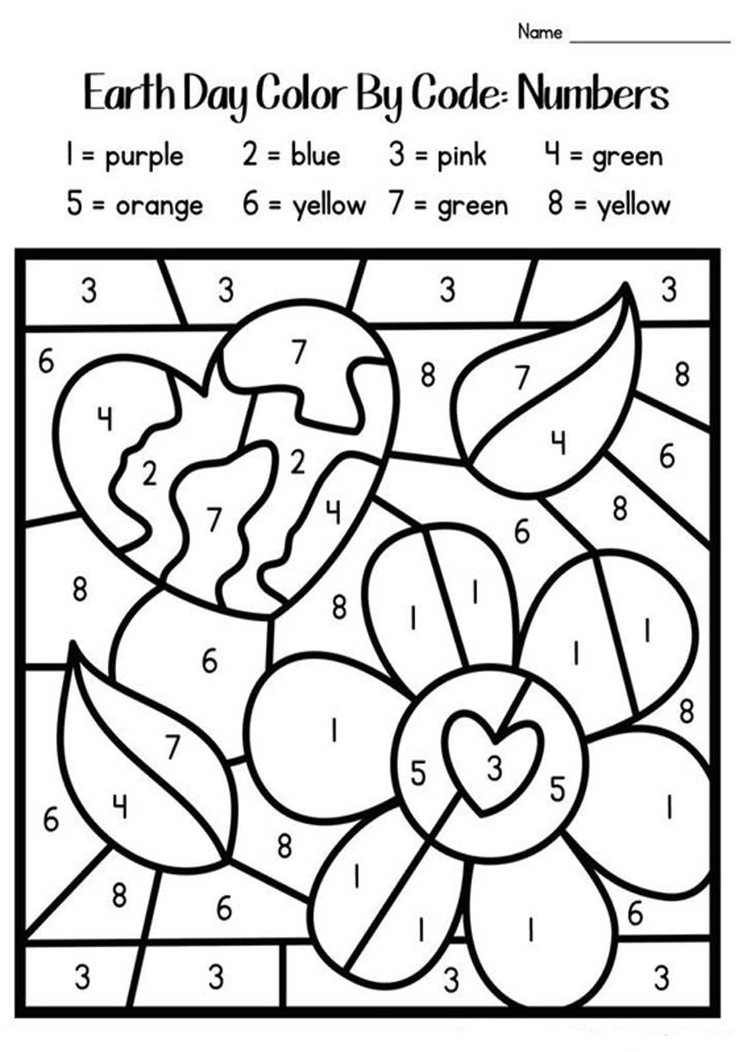 Free Printable Color By Number Worksheets For Kindergarten Artofit