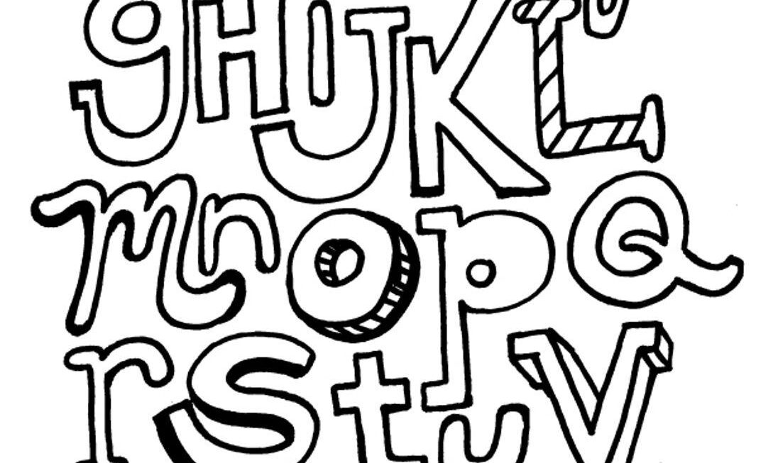 Free Printable Coloring Page Az Alphabet Coloring Pages