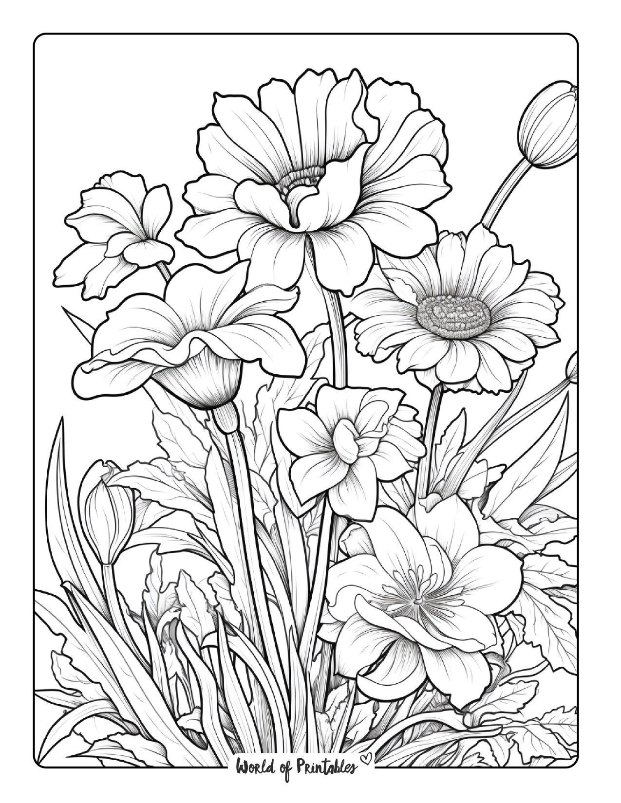Free Printable Coloring Pages Flowers Printable Summer Activities Free Printable Coloring Pages Flowers Printable Summer Activities