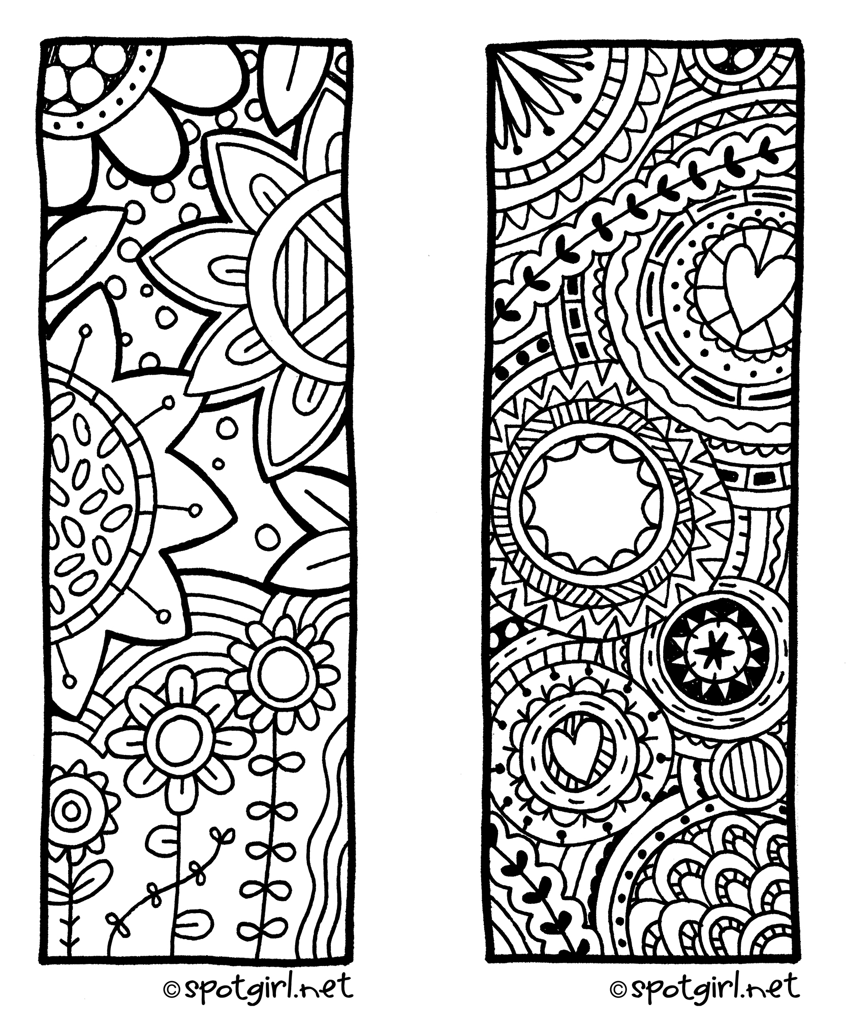 Coloring Bookmarks Free Printable Coloring Bookmarks Free Printable