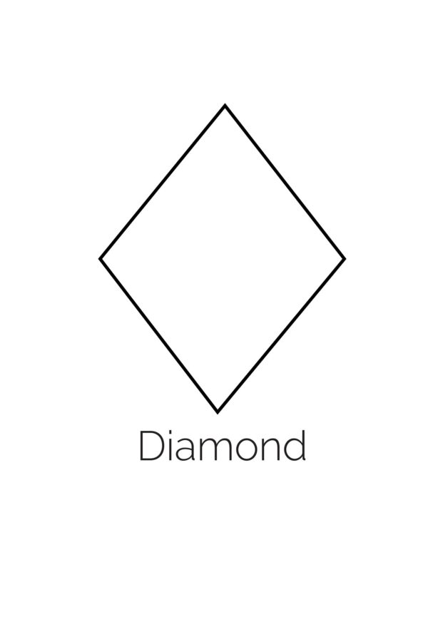 Free Printable Diamond Template
