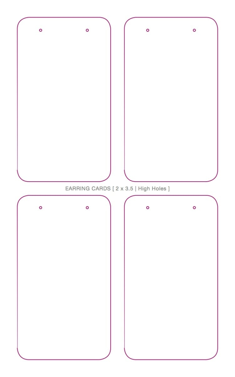 Free Printable Earring Card Template Printable Templates Free Printable Earring Card Template Printable Templates