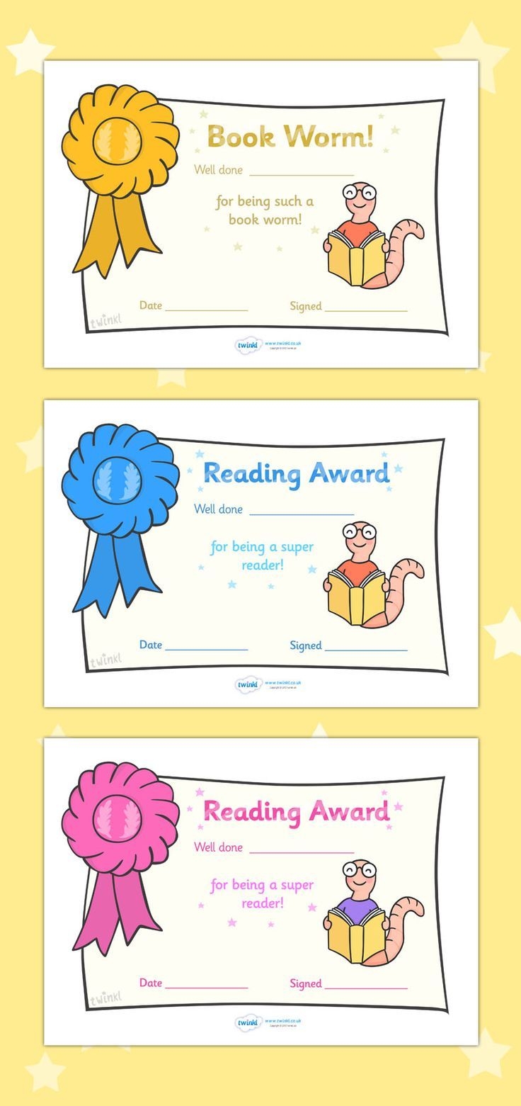 Free Printable Certificates For Reading Free Printable Certificates For Reading