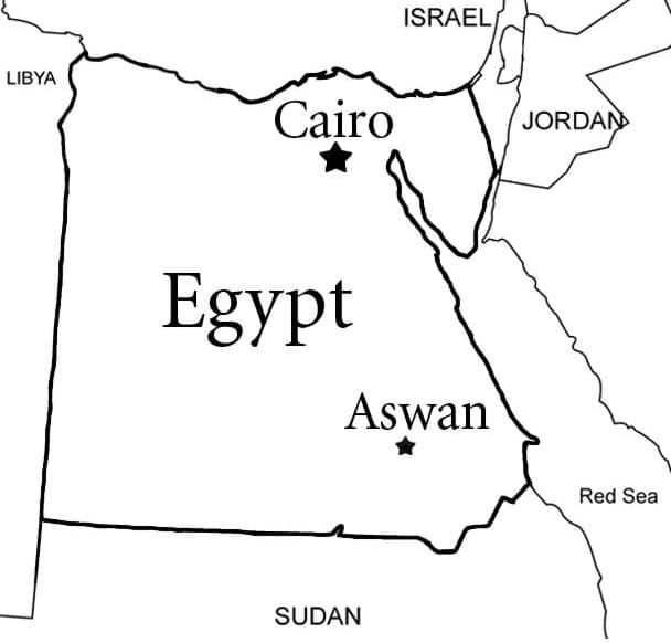 Free Printable Egypt Map Coloring Page Download Print Or Color  Free Printable Egypt Map Coloring Page Download Print Or Color