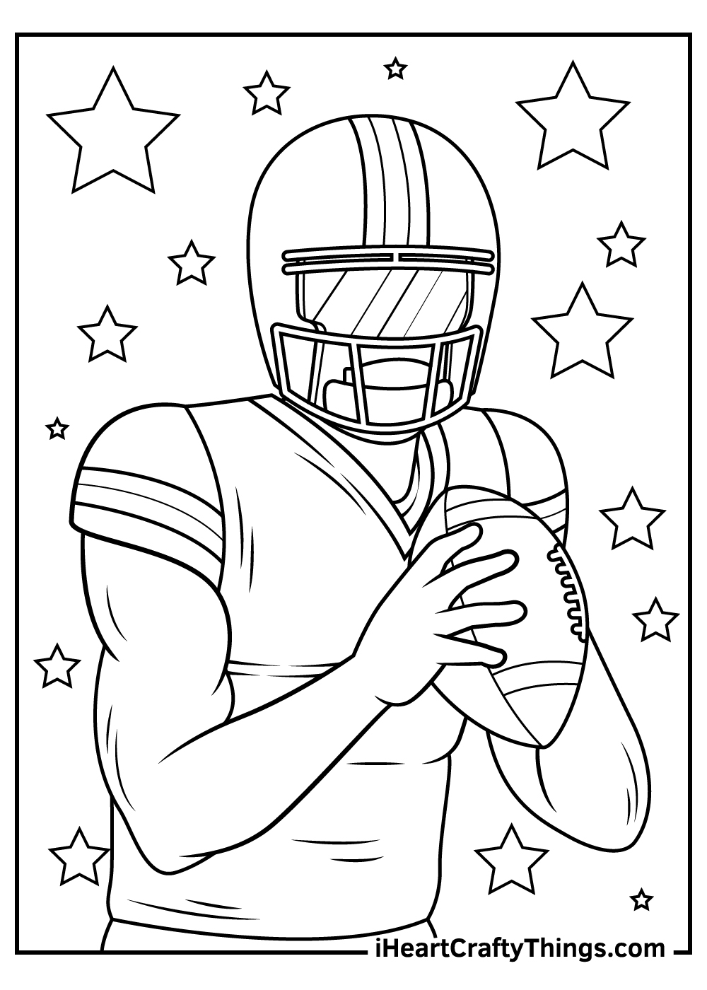 Free Printable Football Coloring Pages For Kids