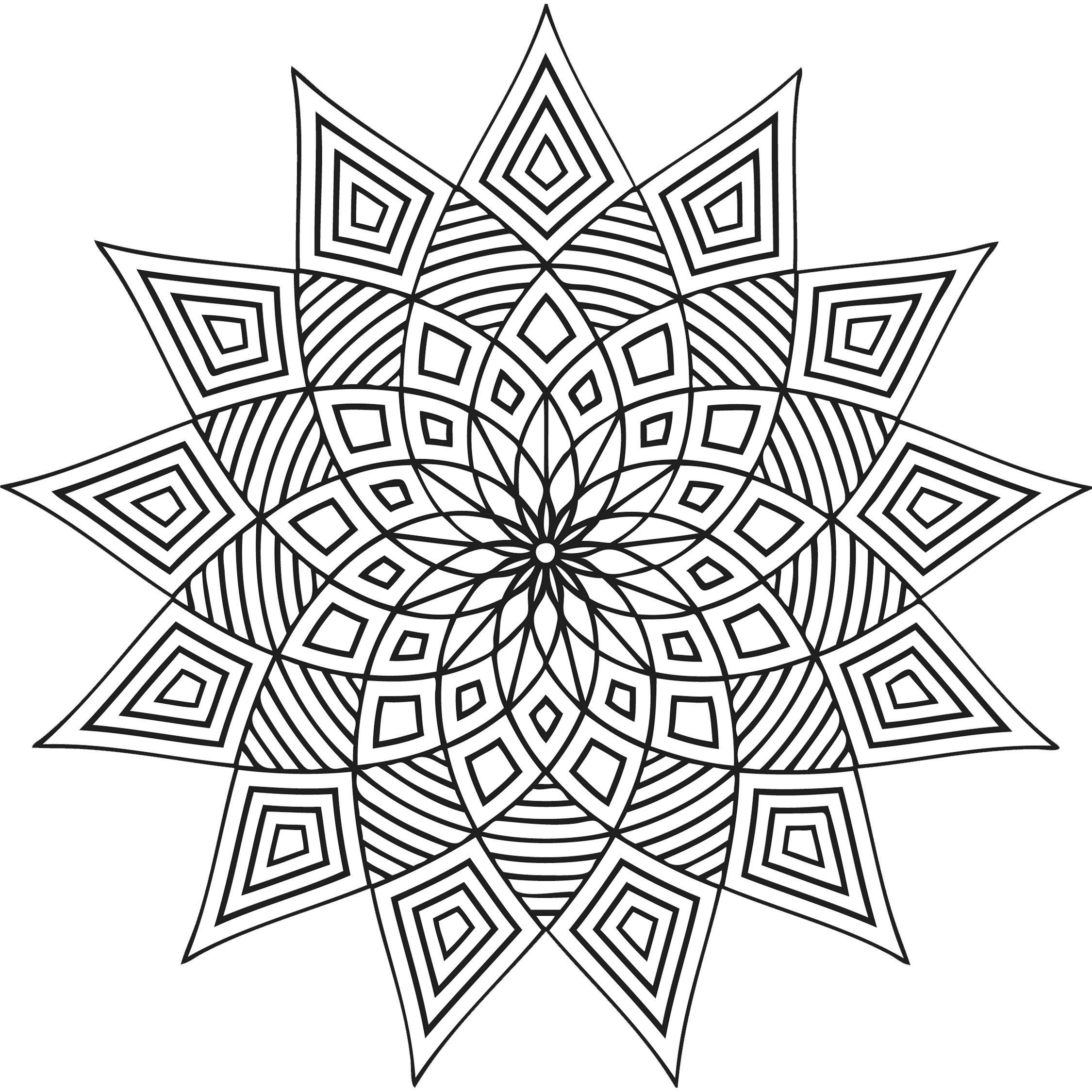 Free Printable Geometric Coloring Pages For Kids Free Printable Geometric Coloring Pages For Kids