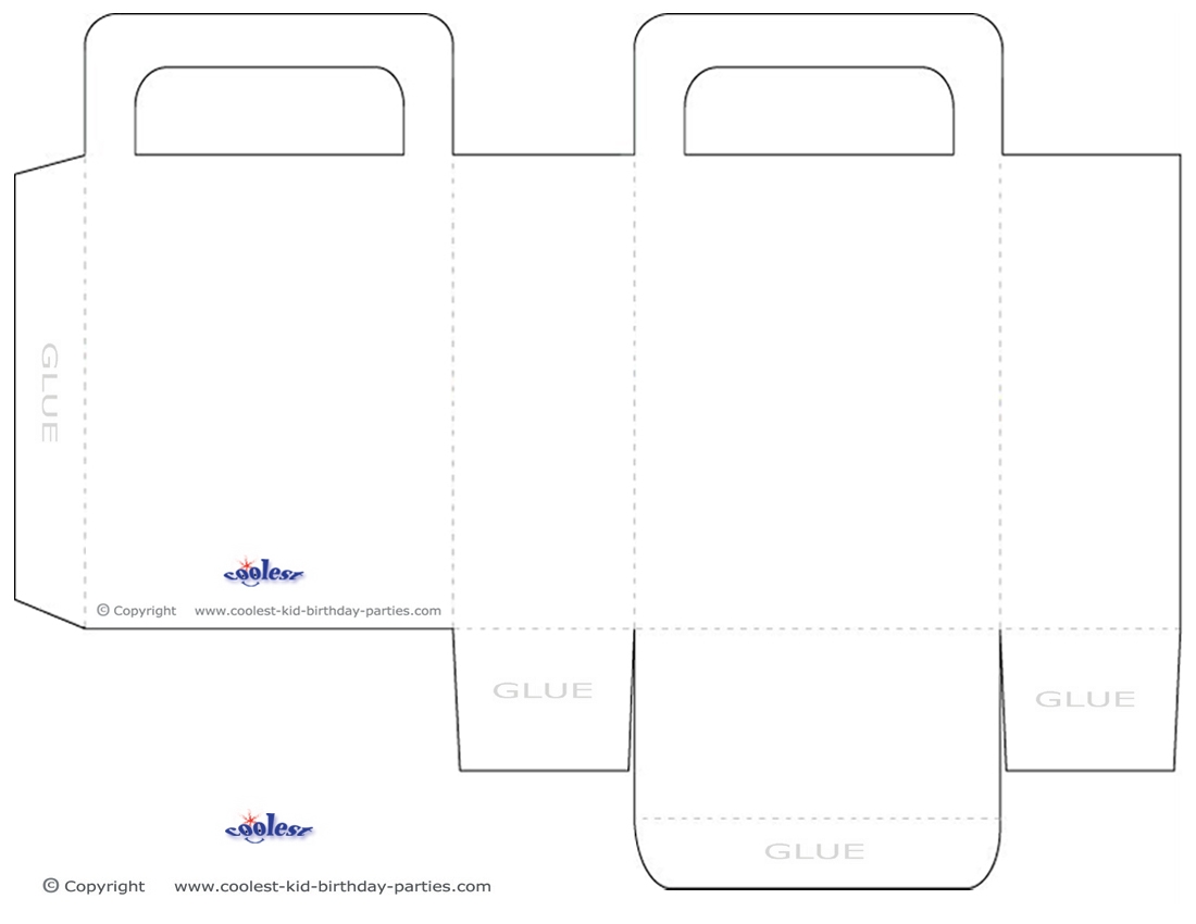 Free Printable Gift Bag Template Printable Templates