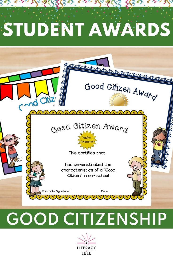 Free Printable Good Citizen Certificates FREE Printables