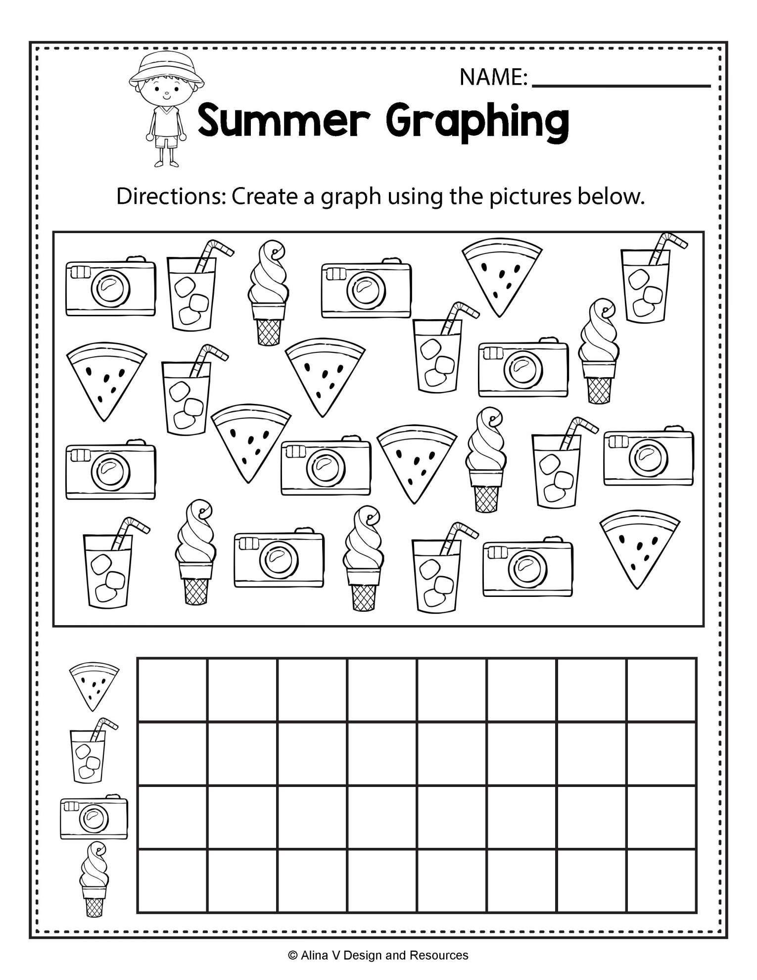 Free Printable Graphing Worksheets