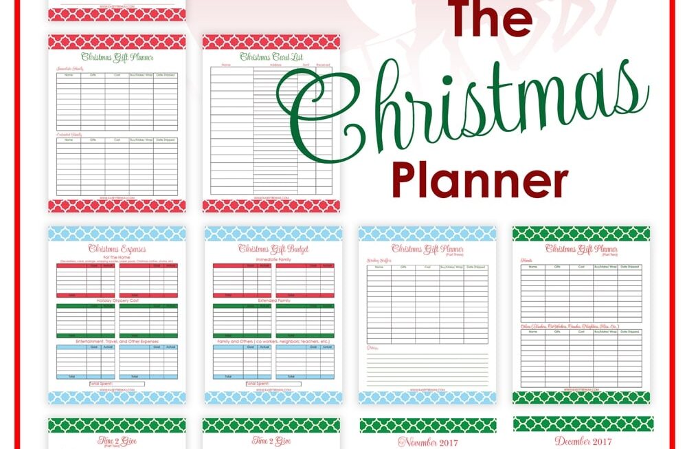 Free Printable Holiday Planner 2025 Lucille S Magee
