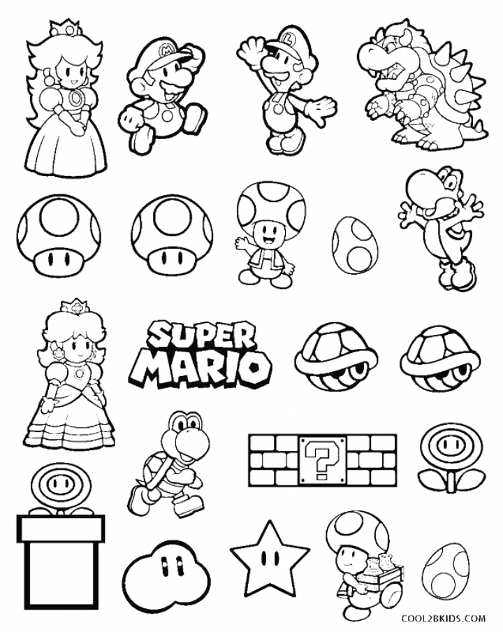 Free Printable Mario Web Super Mario 3d World Printable Templates Free