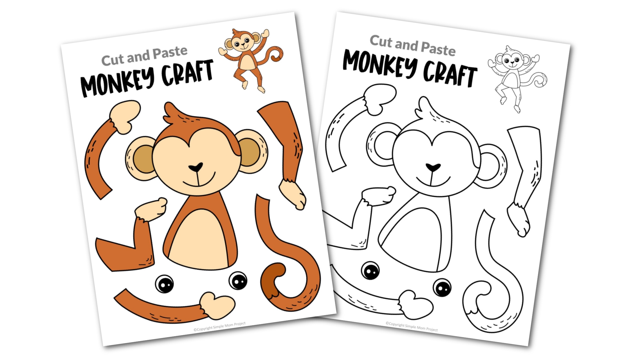 Free Monkey Printable Pattern Free Monkey Printable Pattern