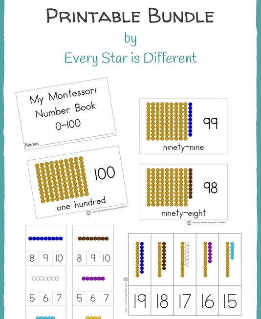 Free Printable Montessori Math Worksheets