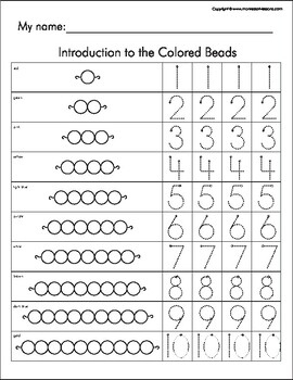 Free Printable Montessori Math Worksheets