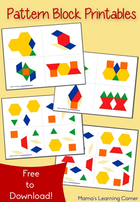 Free Printable Pattern Block Templates Free Printable Pattern Block Templates
