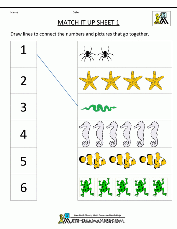 Free Printable Preschool Math Worksheets