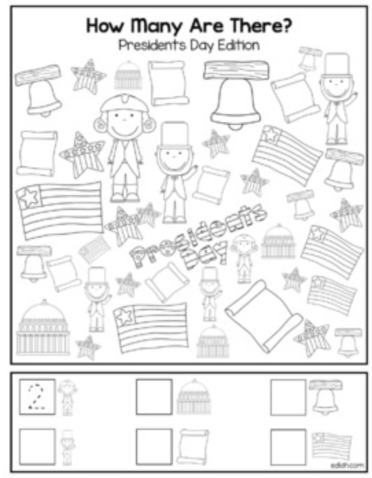 Presidents Day Printable Worksheets