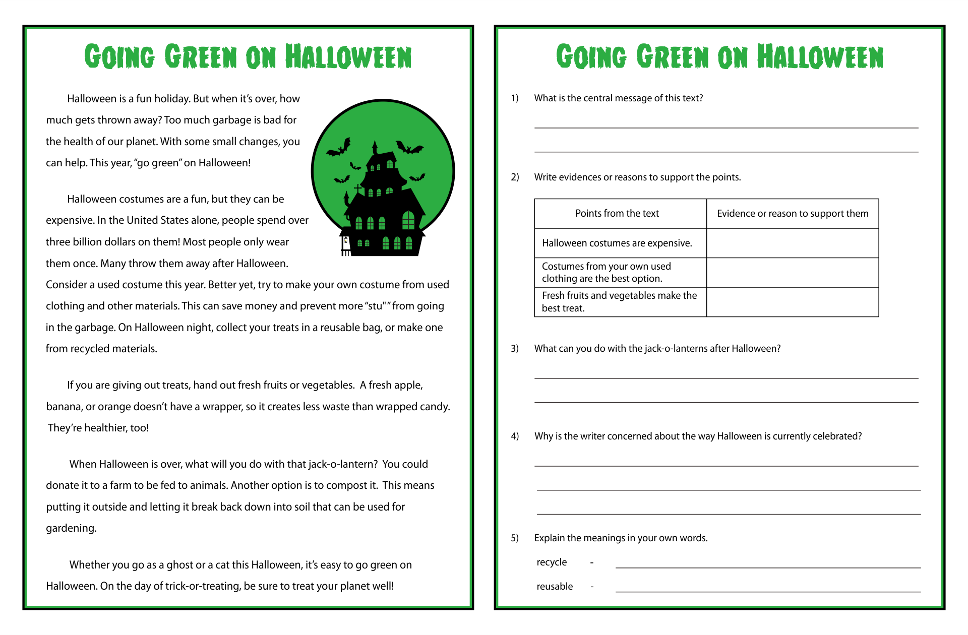 Free Printable Reading Worksheets For Freshman Reading Worksheet 