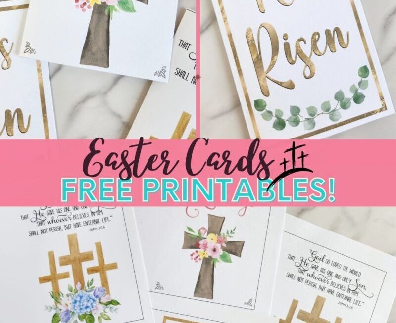 FREE Printable Religious Easter Card 3 Designs Leap Of Faith Crafting