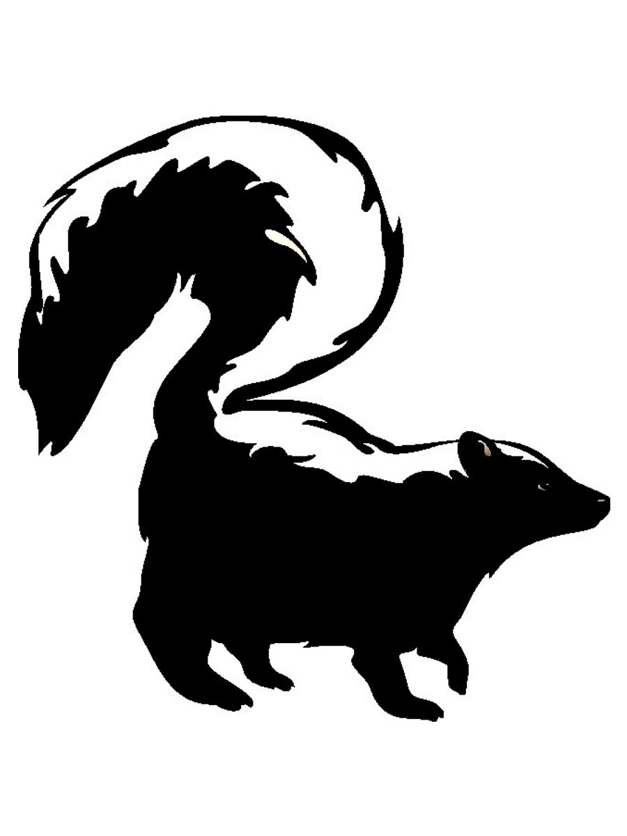 Free Printable Skunk Template
