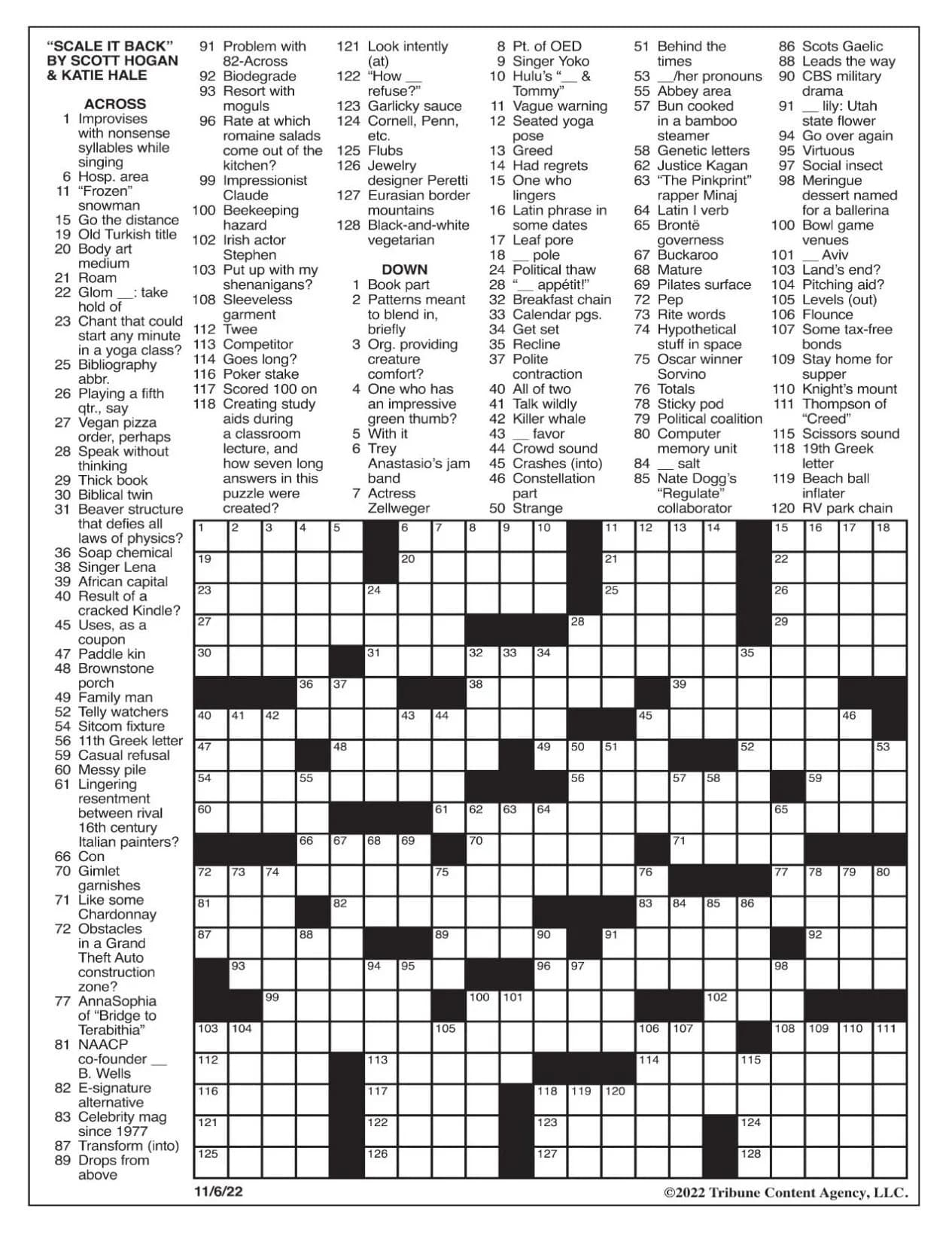 Printable Sunday Crossword Birnholz Sunday Crossword Printable Sunday Crossword Birnholz Sunday Crossword
