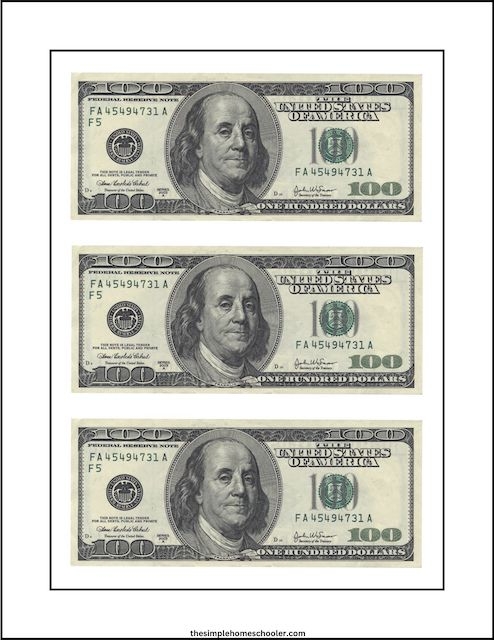 Free Realistic Printable Money Front And Back Real Size The Simple 