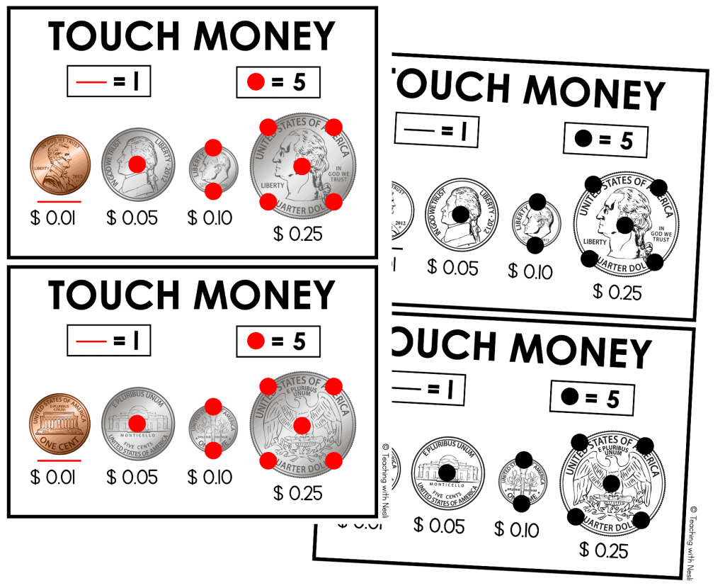 FREE Touch Money Chart You Can Use With Your Students Today Freebie  FREE Touch Money Chart You Can Use With Your Students Today Freebie