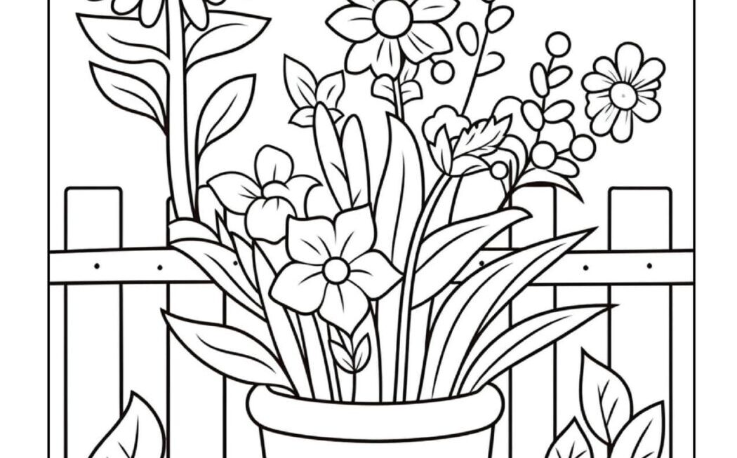 Garden Coloring Pages World Of Printables
