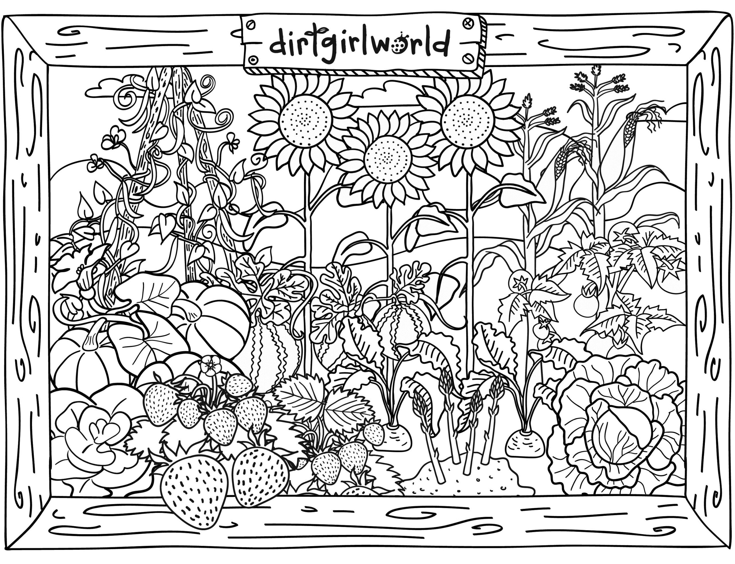 Gardening Coloring Pages To Download And Print For Free Gardening Coloring Pages To Download And Print For Free