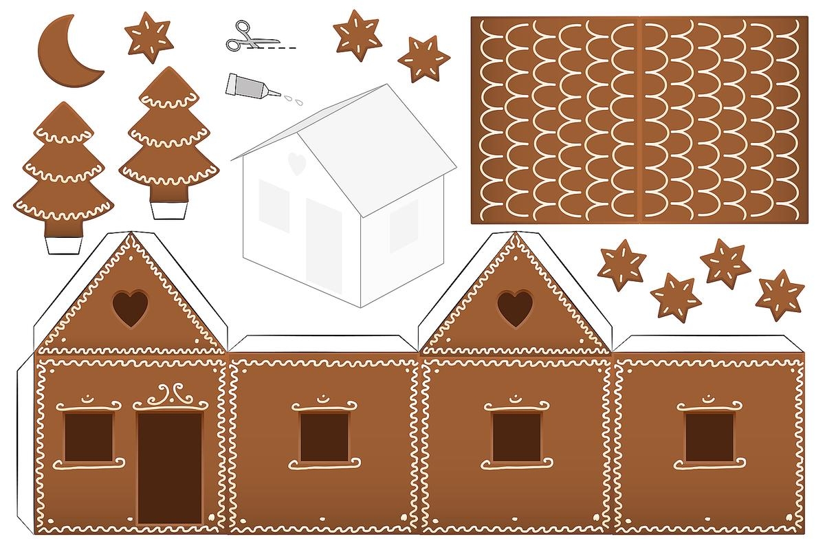 Gingerbread House Patterns Printable Printable Free Templates Gingerbread House Patterns Printable Printable Free Templates