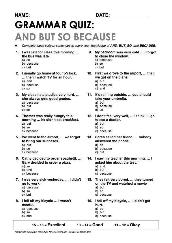 Grammar And Writing Worksheets 9th Grade