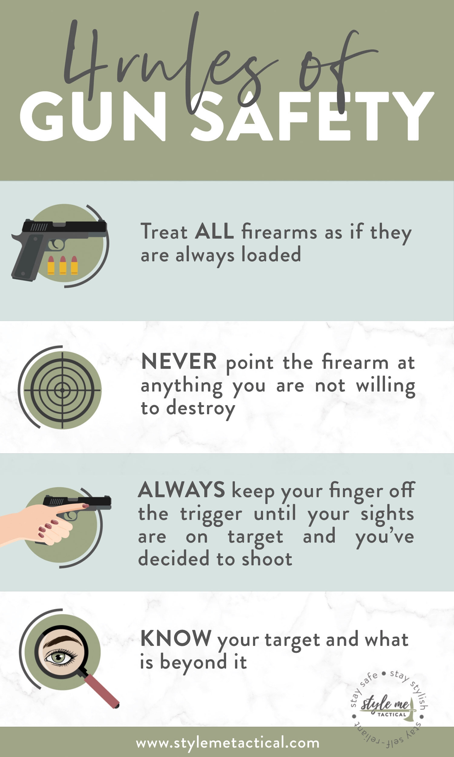Gun Safety Rules Printable For Kids