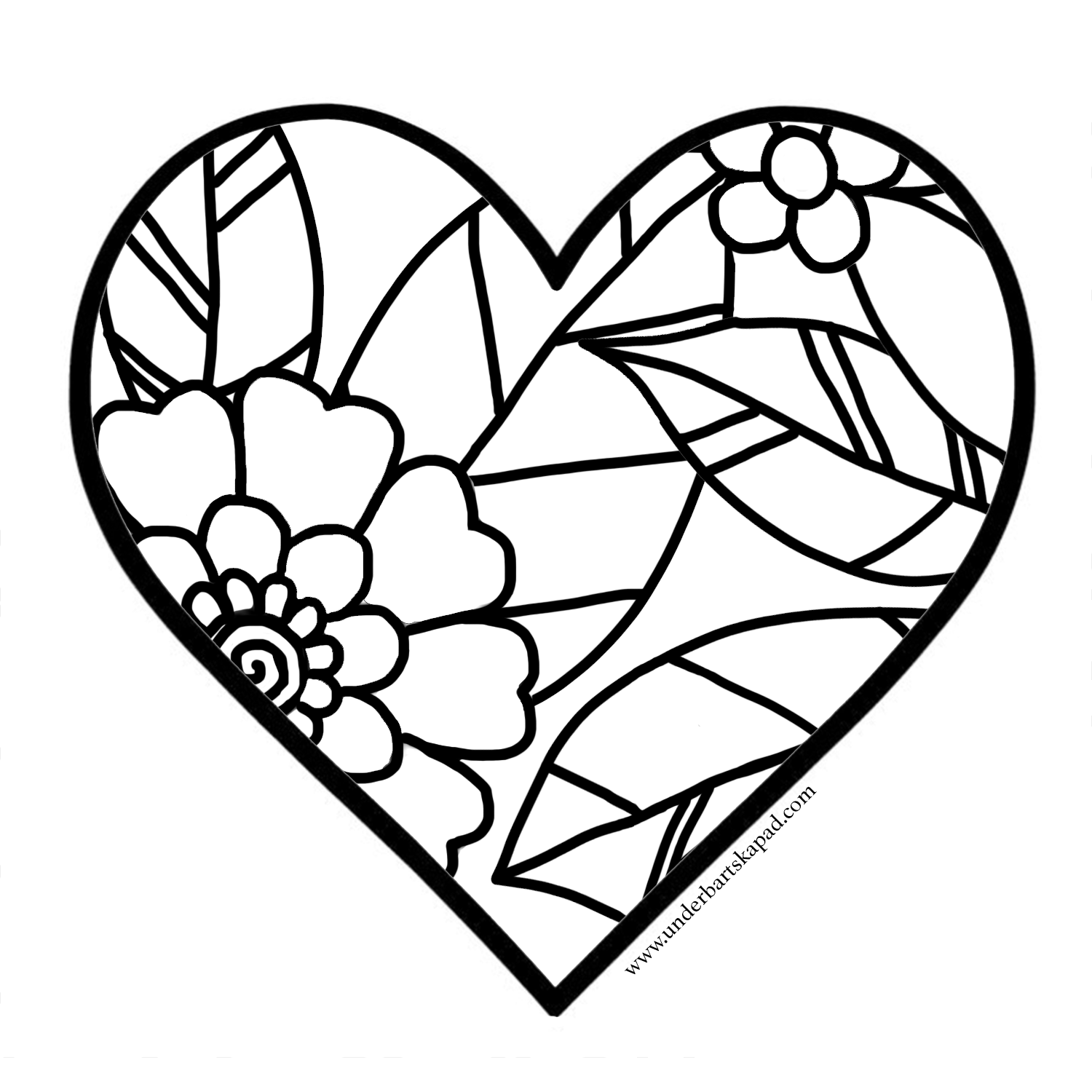 Heart Coloring Pages FREE Download Underbart Skapad Heart Coloring Pages FREE Download Underbart Skapad