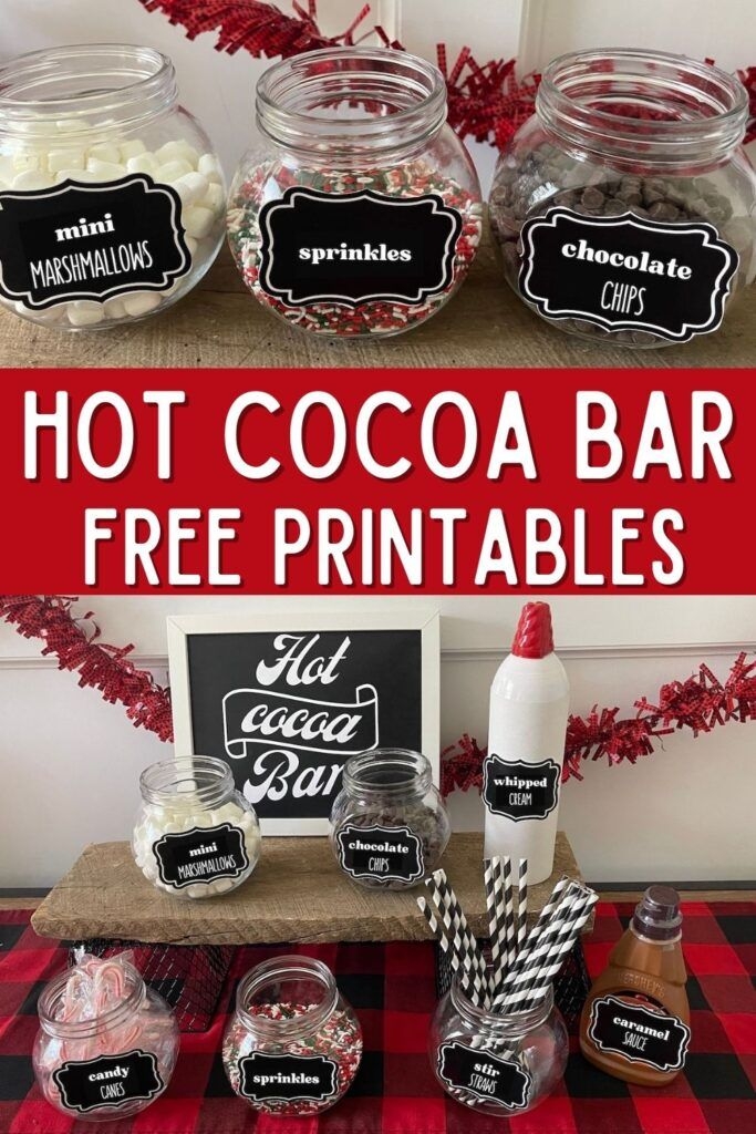 Hot Chocolate Bar Free Printables Hot Chocolate Bar Free Printables