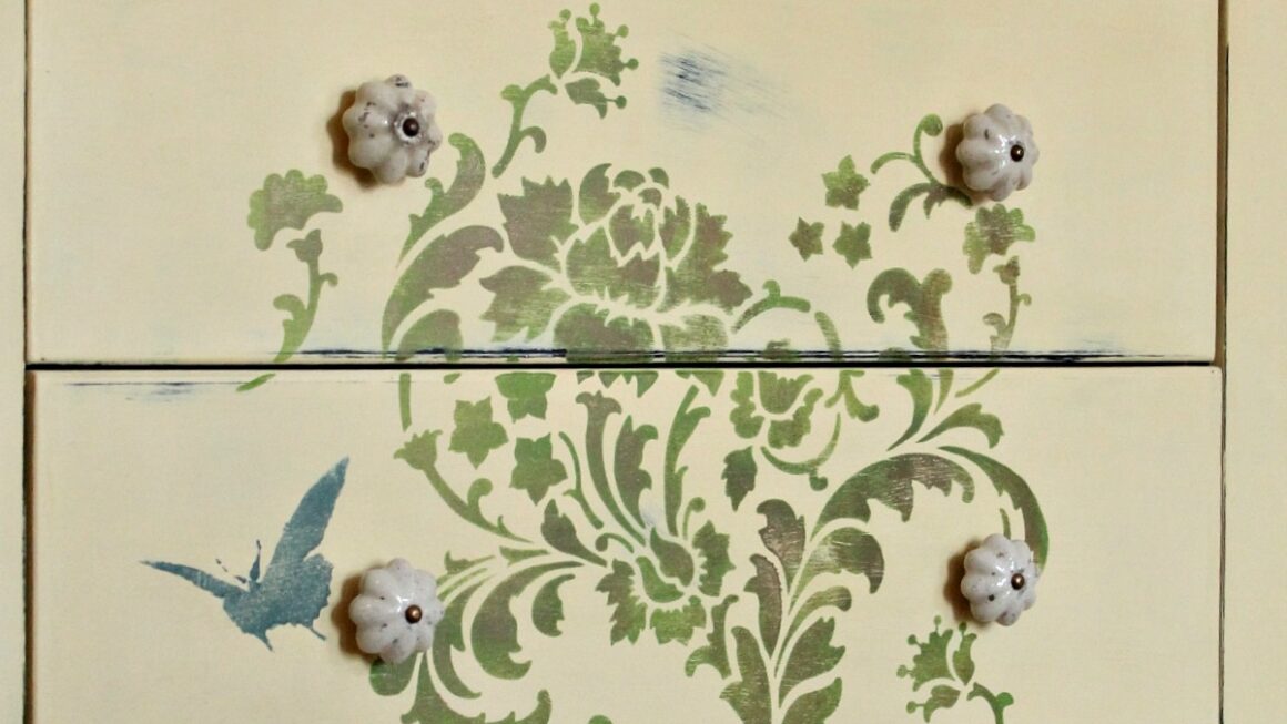 How To Stencil On Furniture Debbiedoo 39 s