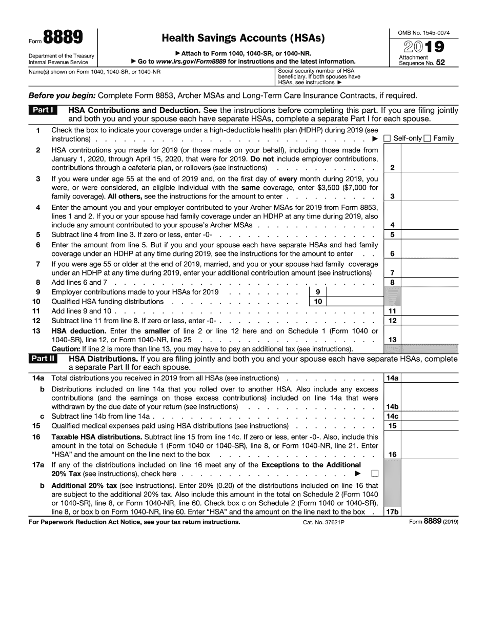 Irs Form 8889 For 2025 Jennifer Allen