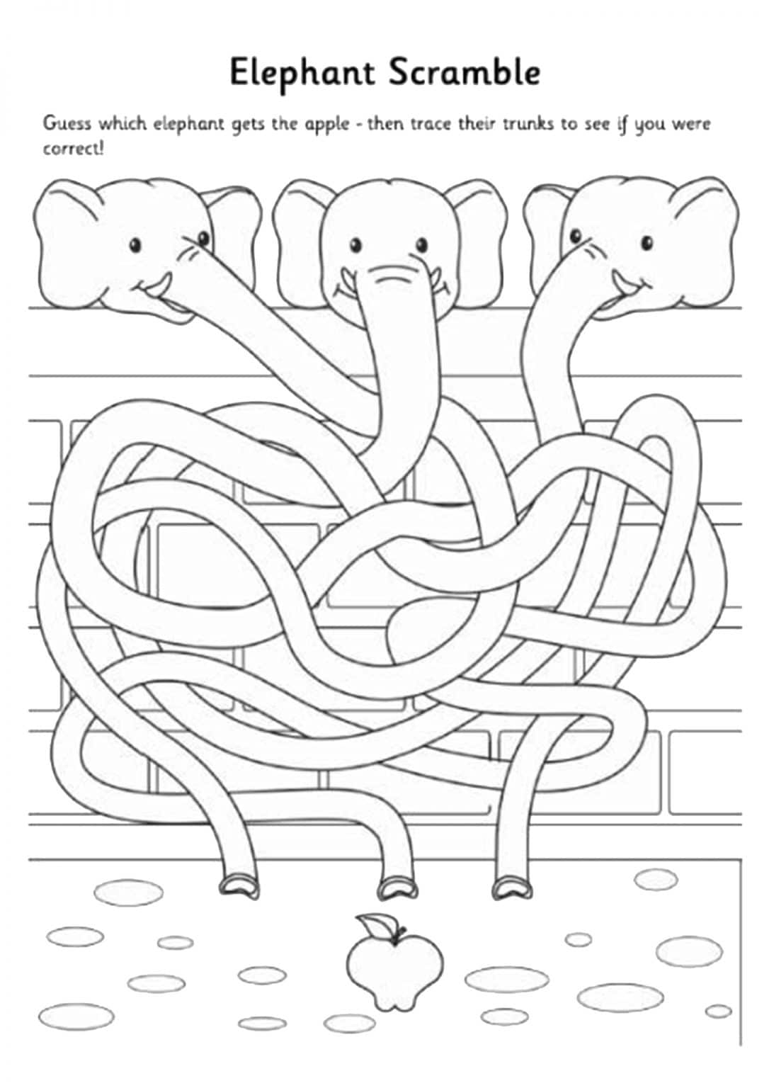 Printable Maze Worksheets For Kindergarten