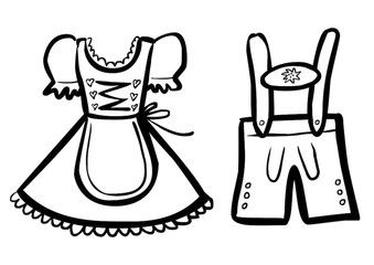 Lederhosen Coloring Page Google Search German Dirndl Oktoberfest Lederhosen Coloring Page Google Search German Dirndl Oktoberfest