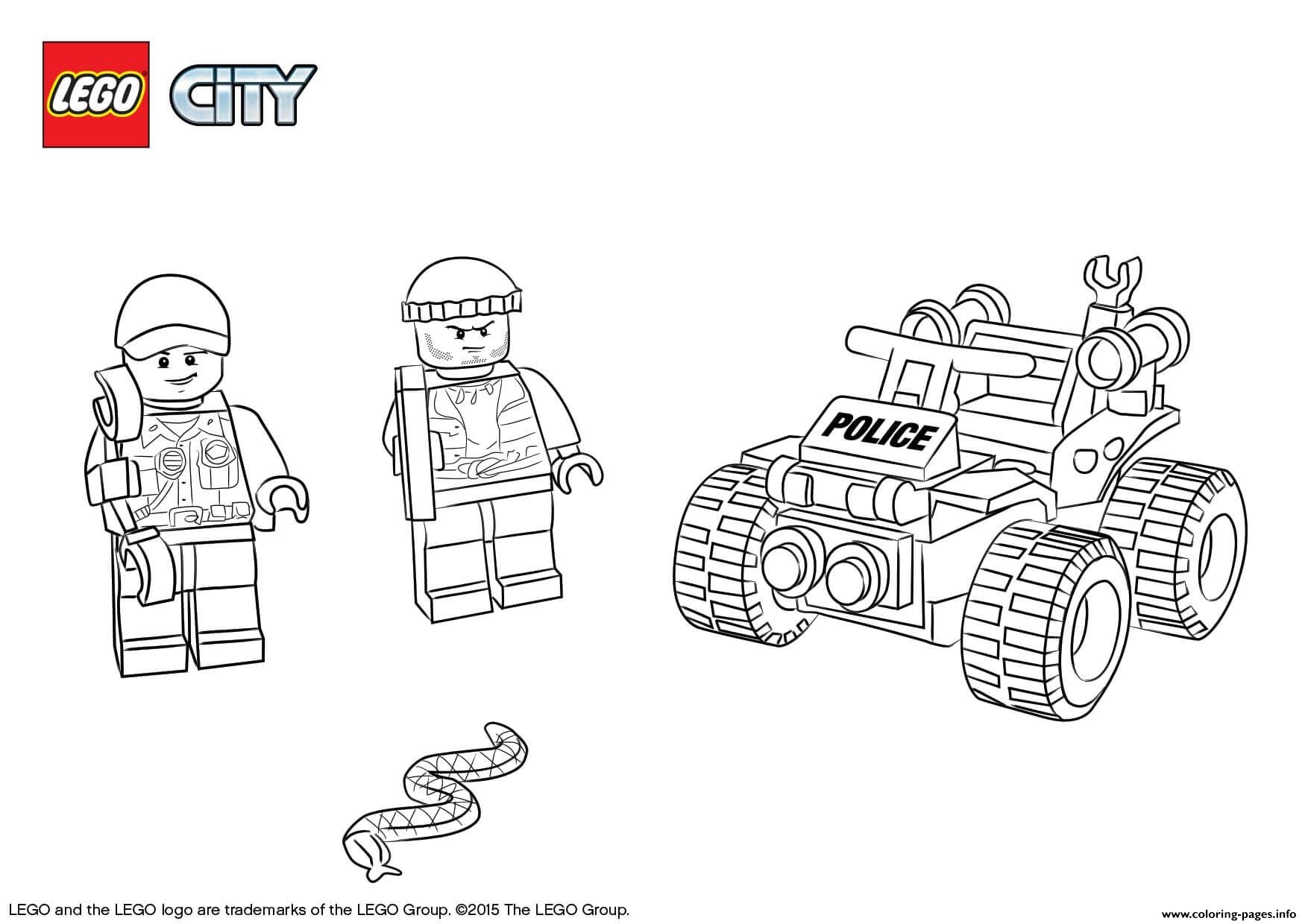 Free Printable Lego Police Coloring Pages