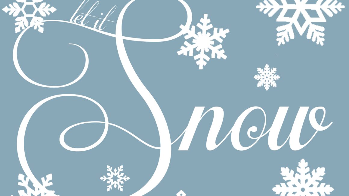Let It Snow Free Christmas Printable The Girl Creative
