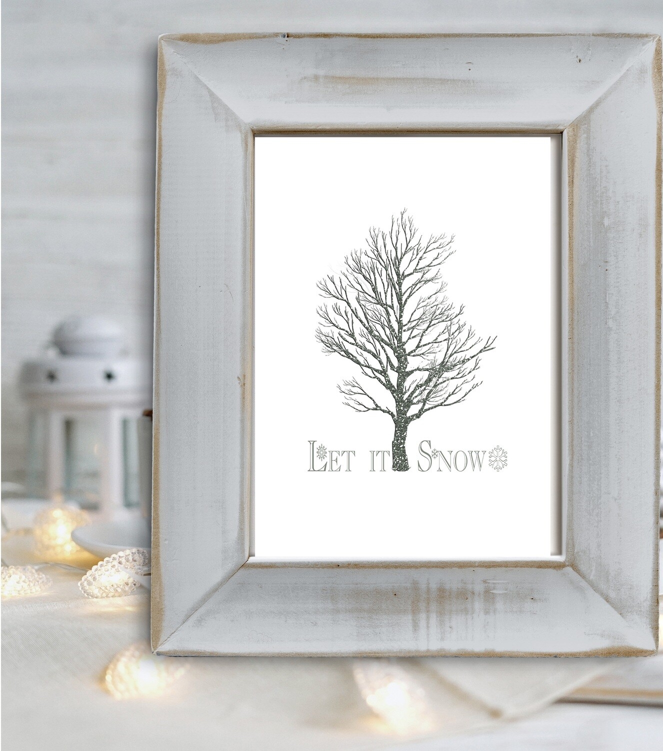 Free Printable Christmas Let Snow