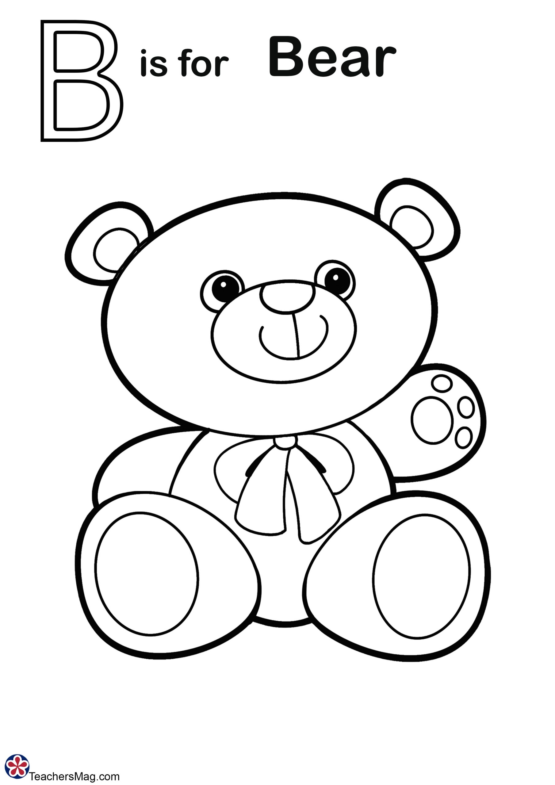 Free Printable Coloring Pages Letter B