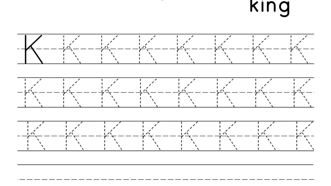 Letter K Tracing Worksheets Letter Worksheet Tracing Workshe