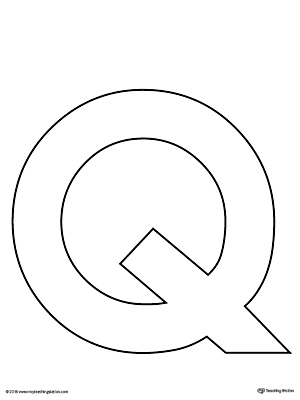 Letter Q Tracing And Writing Printable Worksheet MyTeachingStation