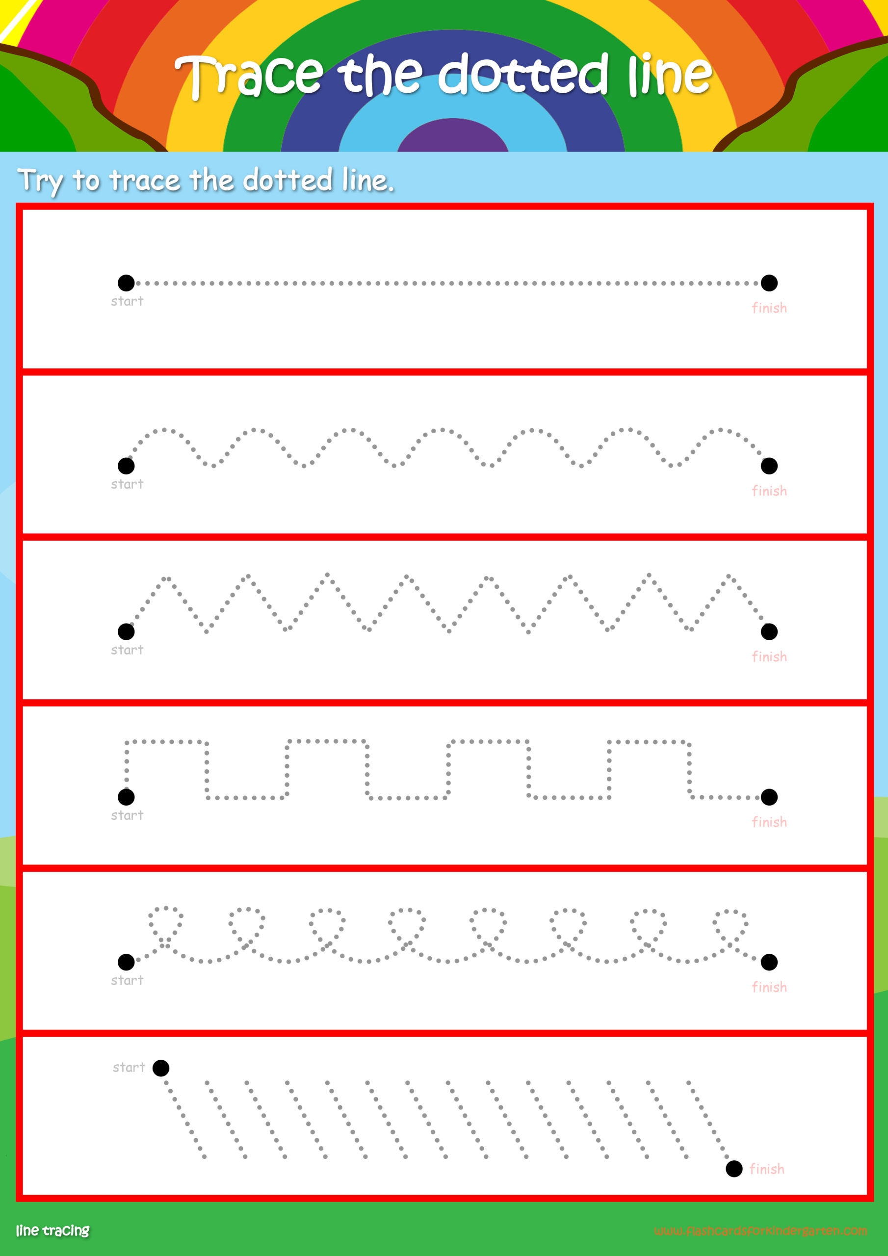 Line Tracing Worksheet Worksheets Library