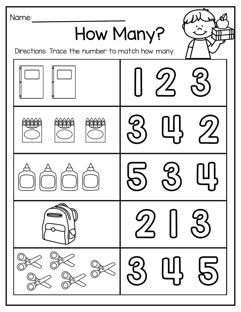 Math Worksheet Free Printable Pdf For Kids Kindergarten Math 
