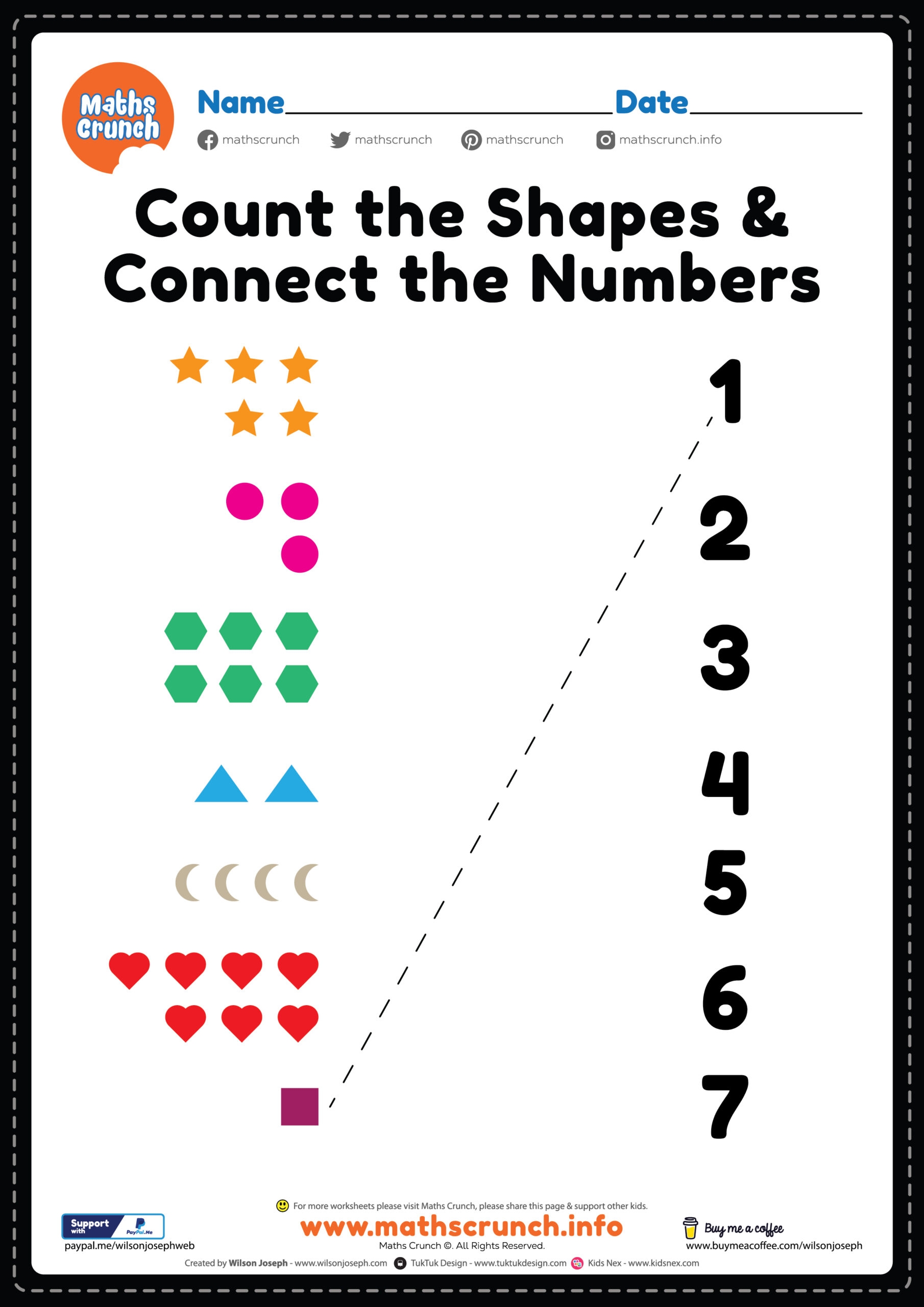 Math Worksheet Free Printable Pdf For Kids Preschool Math Worksheets 