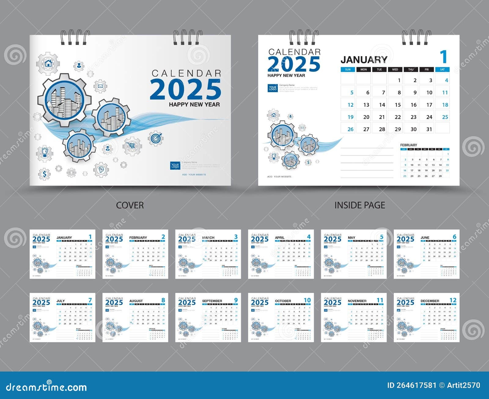 Monthly Table Calendar 2025 Assessment Overview Desk Calendar 2025 